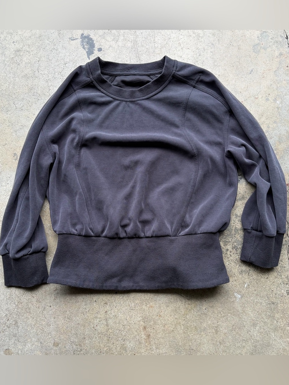 Lululemon Softstreme Ribbed-Hem Pullover Black